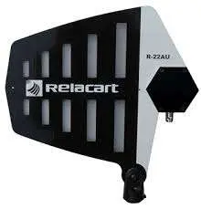 RELACART  R-22AU  RELACART WIDE-BAND ANTENNA(IN BUILT BOOSTER)- R-22AU