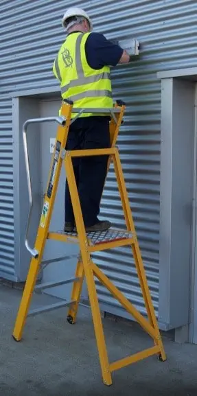 VISION 360 All Fibre Platform Stepladders - 7 Tread
