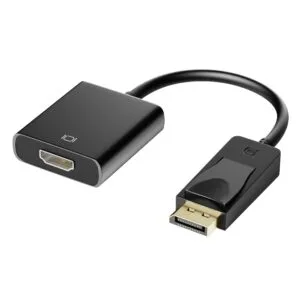 STANDARD DisplayPort Cable, DP - HDTV, M/M, black, 5 m
