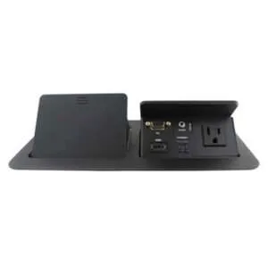 LIBERTY AV  TSPB-2V1AD-B  SQUARE TABLE BOX WITH HDMI, VGA, AUDIO,- TSPB-2V1AD-B