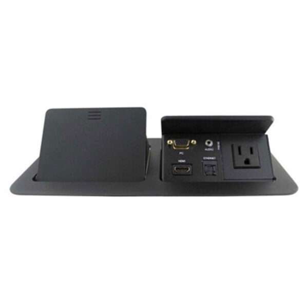 LIBERTY AV  TSPB-2V1AD-B  SQUARE TABLE BOX WITH HDMI, VGA, AUDIO,- TSPB-2V1AD-B