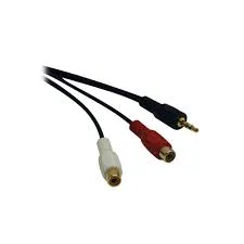 TRIPPLITE  P315-06N  AUDIO Y SPLITTER ADAPTER CABLE M