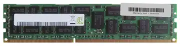 High-performance green computer RAM module with black chips, used for server and desktop upgrades, showcasing reliable memory solutions from Seven Bridge Technology.