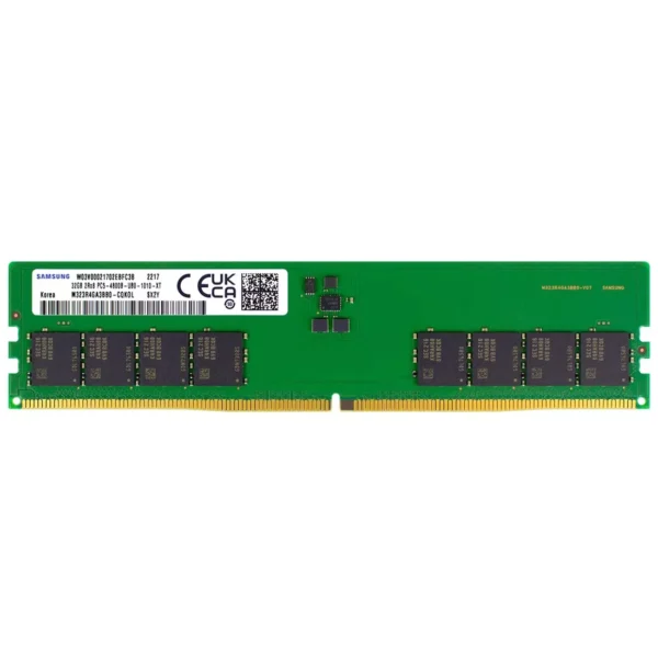 Samsung M324R4GA3BB0-CQKVS 32GB PC5-38400 DDR5-4800Mbps 2RX8 ECC Memory New