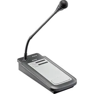 Bosch PLE-2CS 2-Zone Call Station Plena Tabletop Paging Microphone - Each