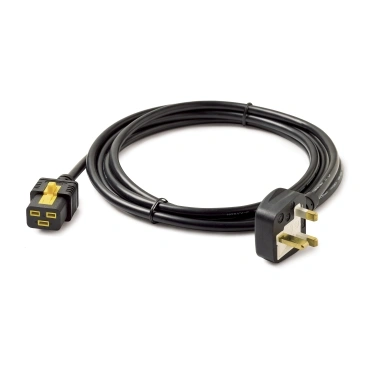 Power Cord, AP8756 Locking C19 to BS1363A (UK), 3.0m